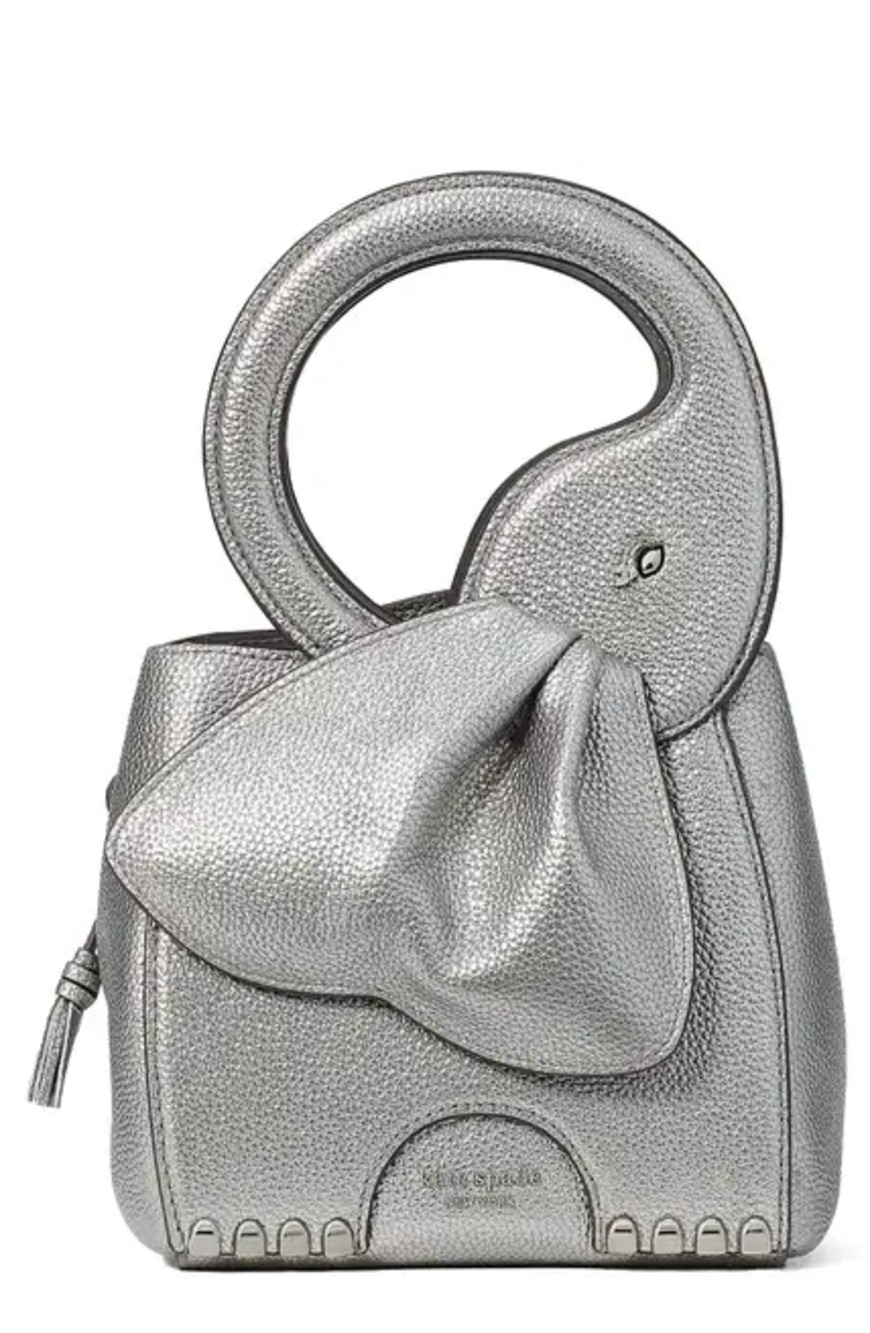 Kate Spade New York Ellie Metallic Leather Top Handle Bag